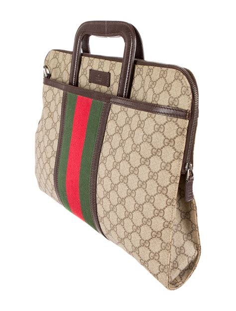 replica gucci laptop case|gucci vincennes gg briefcase.